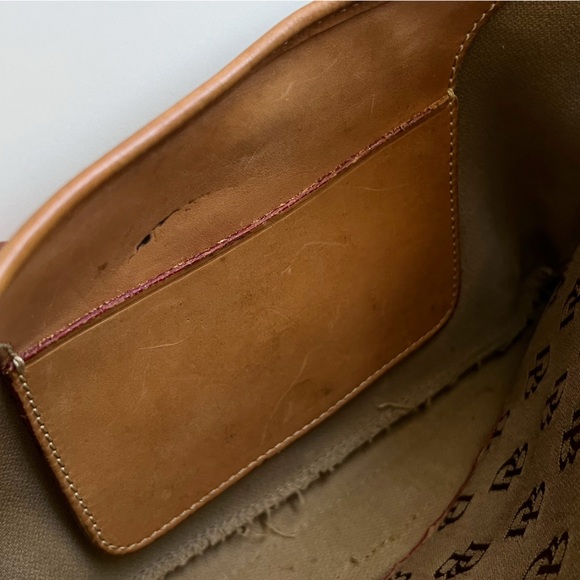 Dooney & Bourke monogram logo canvas and leather crossbody bag - Picture 11 of 15